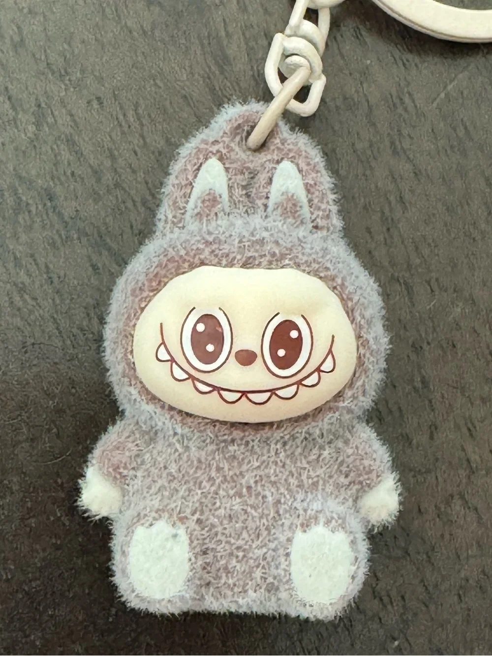 Brown Labubu Keychain (4cm) - Picture 2 of 6